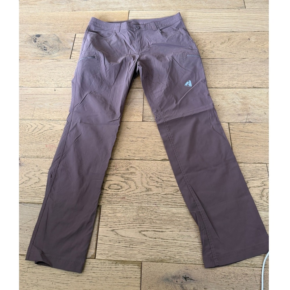 Eddie Bauer Womens Hiking Pants Size 12 Outdoor Travel Cargo Zip Off Convertible